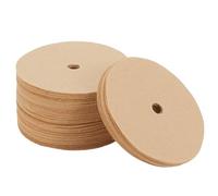 CREATCABIN 200Pcs Coffee Filters Round Paper Percolator Coffee Filters Replacement Disc Coffee Filters Paper Natural Unbleached Coffee Pot Filters Mesh Filter Paper for Camping Coffee Makers 2.5Inch
