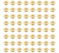 CREATCABIN 200Pcs Flat Round Spacers 18K Gold Plated Brass Disc Rondelle Smooth Metal Beads Loose Donut for DIY Bracelet Necklace Earring Craft Jewelry Making Supplies 6mm