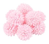 CREATCABIN 20Pcs Pearl Pink Chrysanthemum Flowers for Decoration Small Artificial Flowers Fake Flowers Realistic Flowers for Wedding Garden Party Decor Floral Arrangement Table Centerpiece 1.57x1.26in