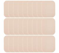 CREATCABIN 25Pcs Flat Makeup Sponge Cosmetic Puff Sponge Rectangle 2.2 x 1.8 Inch Soft PeachPuff Eye Face Foundation Blender Glitter Cosmetics Puffs Accessories for All Skin Dry and Wet DIY Using