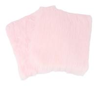 CREATCABIN 2Pcs Small Plush Area Rug School Locker Rugs 12x12 Square Fluffy Area Carpet with Non Slip Backing Pink Sheepskin Furry Cushion Faux Fur Rug for Jewelry Photography Seat Pad Nail Mat Chair