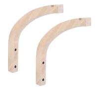 CREATCABIN 2Pcs Wooden Planter Hanger Hanging Plant Hooks Natural Wood Macrame Green Plants Flower Pots Wall Decoration Basket Hook for Lanterns Wind Chimes Bird Feeders Garden 9.2 x 8.7 Inch