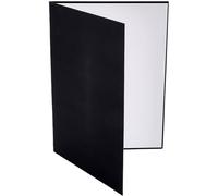 CREATCABIN 3 in 1 Reflector Light Diffuser Board Black White Silver Paper Portable Folding Still Life Photography Cardboard Reflectors for Product Photo Shooting Professional Photographers 11.4"x 8.3"