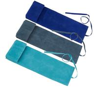 CREATCABIN 3Pcs Tarot Card Holder Kit Velvet Tarot Card Bag Storage Contains Witchcraft Supplies Set Tarot Spread Cloth Wrap Tarot Drawstring Pouch for Divination Witchcraft Pagan 2.95x4.96 Inch