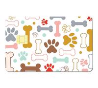 CREATCABIN 4Pcs Credit Card Skin Card Sticker Spades A Personalizing Credit Card Decor Slim Waterproof Removable Bank Card Protecting Sticker Bones Dog Paws Gift for Friends Family 3.3x2.1 Inch