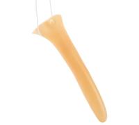 CREATCABIN 5 Pcs Halloween Long Fake Nose Prosthetic Nose Costume Accessories Pointy Nose Extension Cosplay Party Supplies Prop Plastic Headset Air Vent Soft Reusable for Witch Pinocchio 2.17x6.5 Inch