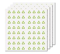 CREATCABIN 512pcs Recycle Planner Stickers Self-Adhesive Stickers Planners Journals Agendas DIY Calendar Crafting Tabs Events Flags 8 Sheets Decoration for Gifts Box Envelope Seals