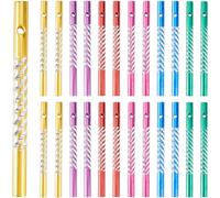 CREATCABIN 60 Pcs 6 Colors Wind Chime Tubes Aluminum Round Wind Chime Empty Tubes Windchimes Supplies Parts Making Kit for DIY Crafts Home Garden Outside Outdoor Hanging Decorations 3.1 Inch