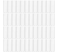 CREATCABIN 60Pcs Heat Shrink Tubing Aglets for Shoelaces Clear Shoe Lace Ends Tips Transparent Rope Head Sealing Sneaker Shoelace Repair Aglet Tips Replacement for Shoe Clothing Strings 0.23x1Inch