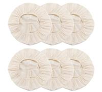 CREATCABIN 6Pcs Bread Basket Liner Cloth 9 Inch Round Bread Proofing Basket Cloth Liner Baking Dough Basket Cover Natural Rattan Banneton Proofing Cloth for Sourdough Bakery Home Baking Supplies