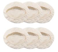 CREATCABIN 6Pcs Bread Proofing Basket Liner Cloth 8.27Inch Round Rattan Baking Dough Basket Cover Natural Rattan Banneton Proofing Cloth for Sourdough Bakery Bread Home Baking Supplies