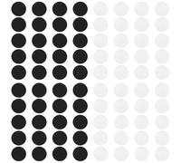 CREATCABIN 80Pcs 2 Colors Grips for Guitar Picks Stop Dropping Your Guitar Picks While Playing Guitar Pick Holder Flat Round Self-Adhesive Grips for Musical Instrument Accessories 0.7Inch (Grip Only)