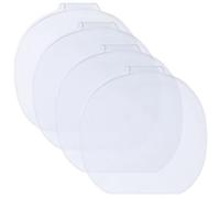 CREATCABIN 8Pcs Transparent Table Tennis Rackets Protective Film PingPong Racket Protective Film Tennis Rackets Maintenance Cover Accessories for Table Tennis Rubber Protector Plastic (Top Connection)