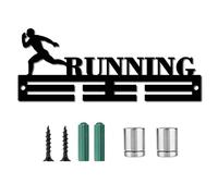 CREATCABIN Acrylic Medal Holder Sport Running Athlete Medals Hanger Display Stand Wall Mount Hanger Hanging for Home Badge 2 Lines Medalist Soccer Gymnastics Over 20 Medals