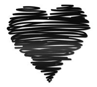 CREATCABIN Black Metal Heart Wall Decor Heart Wall Sign Iron Hanging Hollow Sculptures Script Decorative Artwork Ornament Silhouettes for Bedroom Living Room Kitchen Home Office 11.8 x 11 Inch