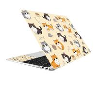 CREATCABIN Cat Laptop Stickers Decal 15×10.6In Netbook Laptop Skin Sticker Universal Reusable Notebook Skin Cover Case for Back Side of The Touch Pad and LCD Screen to Protect Surfaces From Scratches