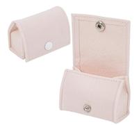 CREATCABIN Engagement Ring Box Ring Cases Mini Jewelry Storage Box with Plush Interior and Exterior Ring Organize Proposal Ring Holder Wedding Marriage Travel for Women Girlfriend Wife 2.56x1.38 Inch