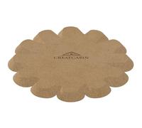 CREATCABIN Flower Pottery Molds Ceramics Plate Forming Molds Wooden Pottery Forms Clay Pottery Molding Tools MDF Ceramics Dish Plate Slump Mold for Handbuilding Plates DIY Craft Supplies 7.9 Inch
