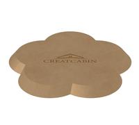 CREATCABIN Flower Pottery Molds Plate Forming Molds Wooden Ceramics Molds Plate Tray Molds Clay Tools Press Pottery Tools Clay Drying Board Ceramic Slump Molds for Making Handbuilding Plates 6x6Inch