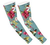 CREATCABIN Gardening Sleeves Farm Sun Protection Arm Sleeves Anti-Scratch Thorn Proof Cooling Arm Sleeves Cover Arms with Thumb Hole Ice Silk Cover Sleeves for Garden Women Outdoors Sports 5x19Inch