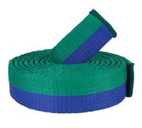 CREATCABIN Green Blue Karate Belt Polyester Martial Arts Belt Judo Jiu-Jitsu TKD Aikido Uniform Ranking Belt Long Soft Universal Fit Belts Taekwondo for Men Women Sports Training Equipment 9.2ft