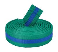 CREATCABIN Green Blue Taekwondo Belt Polyester Martial Arts Belt Judo Karate TKD Aikido Uniform Belt Ranking Long Soft Universal Fit Belts Jiu Jitsu for Adult Sports Training Equipment 9.18ft