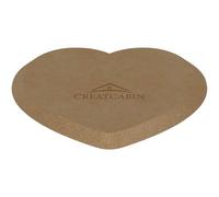 CREATCABIN Heart Pottery Forms Pottery Molds for Clay Ceramic Slump Molds Ceramic Plate Pottery Forming Molds Wooden Pottery Tools Tray Molds Press Clay Drying Board for Handbuilding Plates 6x5Inch