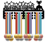 CREATCABIN Medal Holder Display Medal Hangers Sports Frame Wall Rack Hooks Small Medal Hanger for Race Running Football Swimming Gymnastics 11.4 x 5.1Inch-Believing in Yourself Marks Dreams Come True
