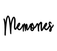 CREATCABIN Memories Unfinished Wood Sign Cutout Wooden Crafts DIY Slice Embellishment Laser Cut Wooden Wall Art Decor Black Sculpture Hanging for Home Porch Wedding Party Classroom Farmhouse 5x12Inch