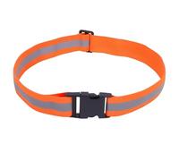 CREATCABIN Orange Reflective Belt Reflective Running Belt Safety Gear Glow Lights Visibility Elastic Strap Band Adjustable Night Polyester for Running Motorcycling Cycling Walking Marathon Military