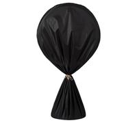 CREATCABIN Pedestal Fan Cover Standing Fan Covers Black Oxford Cloth Waterproof Dustproof Electric Stand up Floor Round Protector with Zip Tie for Indoor Outdoor Room Household 66.9 x 31.5 Inch