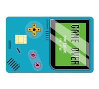 CREATCABIN Playing Credit Card Skins Anime Debit Card Skin Sticker Covering No Bubble Slim Personalized Bank Card Protecting Decals PVC Waterproof Removable for Transportation Key Card 7.3x5.4Inch