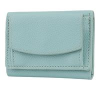 CREATCABIN PU Leather Wallets Women Men Green Trifold Wallet Small Soft Purses Pocket with Snap Button Mini Compact Wallet Cash Slot Card Holders for Coin Loose Change Storage Card Organizer 7.5x3.9in