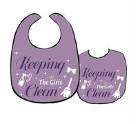 CREATCABIN Purple Adult Bibs Food Bibs for Elderly Men Waterproof Bibs for Men Adult Bibs for Eating Keeping Clean Clothing Protectors for Bib Adult Eating Bedridden Patient Reusable Bibs 23.6x17.7in