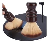 CREATCABIN Record Cleaning Kit Vinyl Record Brush Fine Soft High Density Anti Static Dust Stylus Cleaner Brushes with Wood Handles for LP Turntable CD Album Record Player Accessories 5.4x3.5x3 Inch