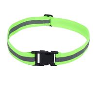 CREATCABIN Reflective Running Belt Glow Belt Reflective Running Gear Elastic Lights Safety Strap Band Visibility Adjustable Night for Running Motorcycling Cycling Walking Marathon Military Green