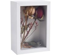 CREATCABIN Shadow Box Frame Dried Flower Display Frame Memory Box Specimen Frame Picture Tickets Keepsake DIY Crafts Tabletop Decor with Back Board for Anniversary Wedding Graduation 6.4x4.5x2.5 Inch