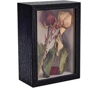CREATCABIN Shadow Box Frame Dried Flower Display Frame Memory Box Tickets Storage Picture Photo Medals DIY Crafts Tabletop Decor with Back Board for Anniversary Wedding Graduation 6.4x4.5x2.5 Inch