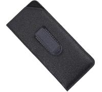 CREATCABIN Slip in Eyeglasses Cases PU Leather Sunglasses Pouch Slim Eyeglasses Case Soft Glasses Sleeve Black Spectacle Storage Holder Protective Lightweight for Travel Men Women 6.41 x 2.85 Inch