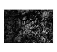 CREATCABIN Stone Aquarium Background Black Fish Tank Poster Self Adhesive PVC Plastic Waterproof Underwater Rock Texture Terrarium Backdrop Decal Background for Fish Tank Decoration 23.6 x 11.8 inch