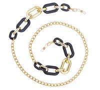 CREATCABIN Sunglass Chain Chunky Chain Glasses Strap Eye Glasses Holder Around Neck Lightweight Replaceable with Fix Slip Ring Sunglasses Decoration Charms Accessories DIY Gift for Women Wife 29.92in