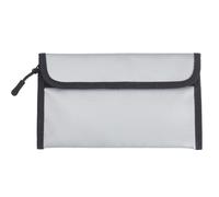 CREATCABIN Waterproof Document Bags Fireproof Money Bag Silver Cloth Heat Insulated Holder Storage Organizer Pouch with Safety Zipper for File Cash Jewelry Passport Travel Home Office 8.4 x 5 Inch