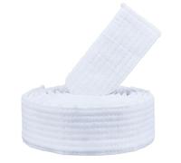 CREATCABIN White Taekwondo Belt Hapkido Martial Arts Belt Judo Karate TKD Aikido Uniform Ranking Belt Cotton Long Soft Universal Fit Belts Jiu Jitsu for Performance Sports Training Equipment 5.9ft
