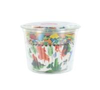 Create A Cake Dinosaur Cupcake Sprinkle Kit, Patterned Baking Cases & Sprinkle Pod, 25 Cases And 30g Sprinkles, Edible Decoration Set With Multicoloured Sugar Dinosaurs and Sugar Strands
