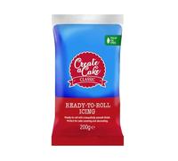 Create A Cake Ready To Roll Icing | Blue Fondant Icing | Palm Free Sugar Paste For Cake Decorating, Cupcakes, Cookies, Cakes - 200g