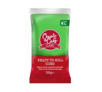Create A Cake Ready To Roll Icing | Green Fondant Icing | Palm Free Sugar Paste For Cake Decorating, Cupcakes, Cookies, Cakes - 200g