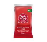Create A Cake Ready To Roll Icing | Red Fondant Icing | Palm Free Sugar Paste For Cake Decorating, Cupcakes, Cookies, Cakes - 200g