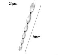 Create a For Bird Zone with 24 Reflective Spiral Bars for Outdoor Decoration & Protection