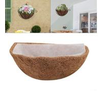 Create a for STUNNING Garden Display with our 10 12 14 16 Half Moon Basket Liner(12in)