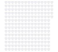 Create a Joyful Atmosphere with 200 Pcs of Decorative Love Heart Petals for Your Events (White)